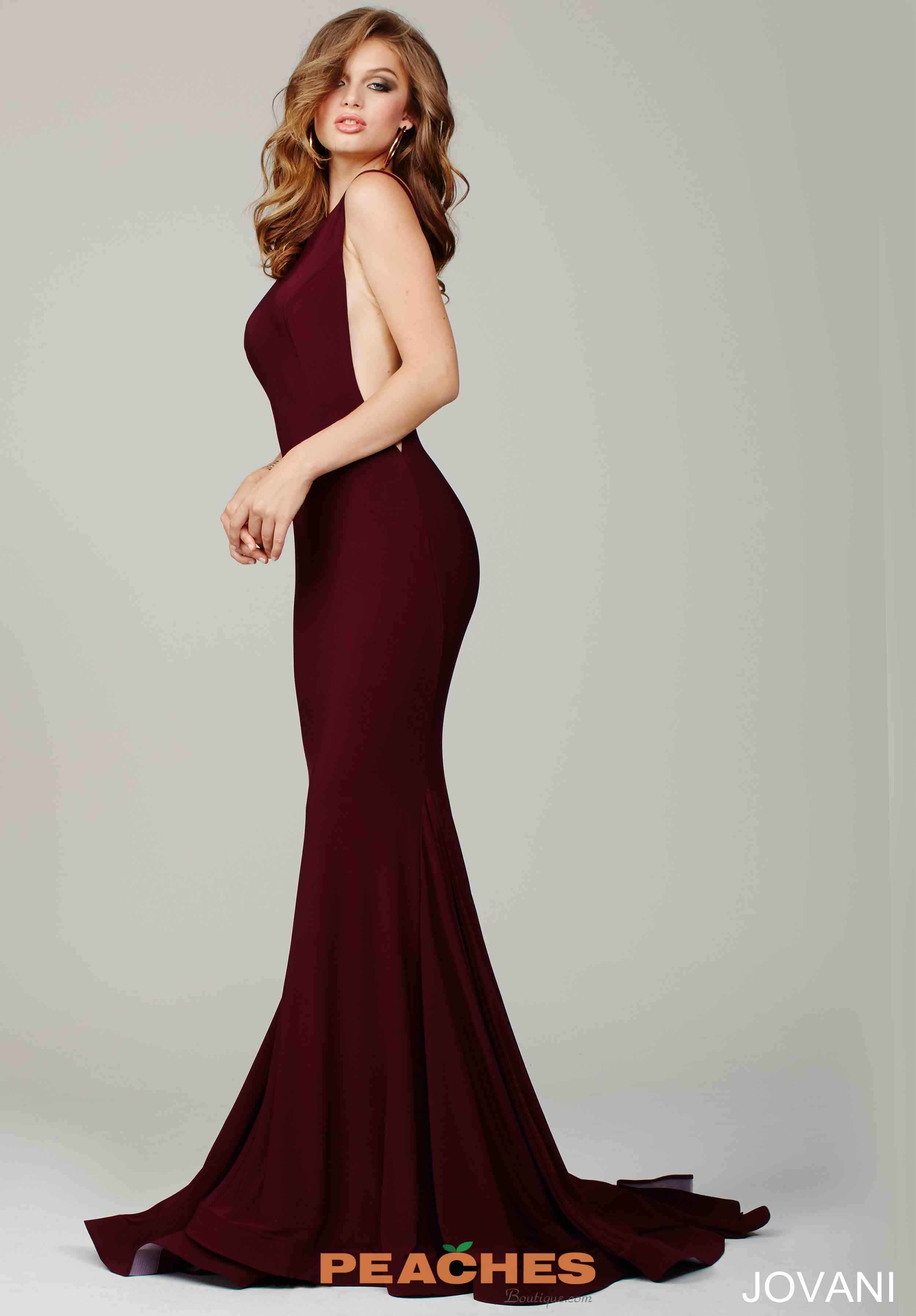strapless open back dress Jovani 24098 Dress | Jovani Dresses main image 1